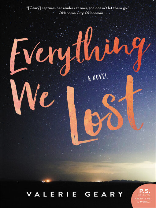 Title details for Everything We Lost by Valerie Geary - Wait list